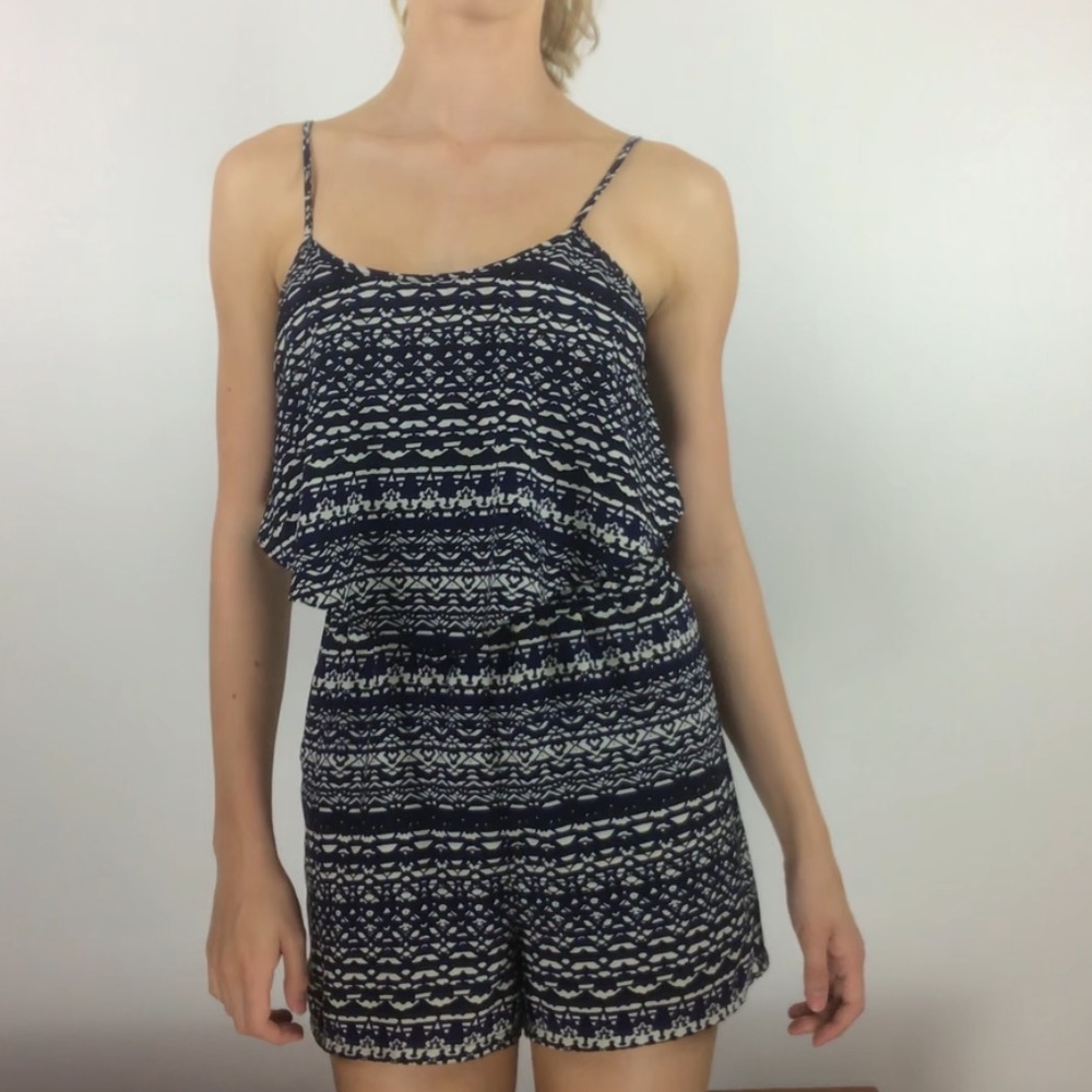 Black and White Romper